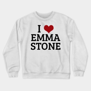 I Heart Emma Stone Crewneck Sweatshirt